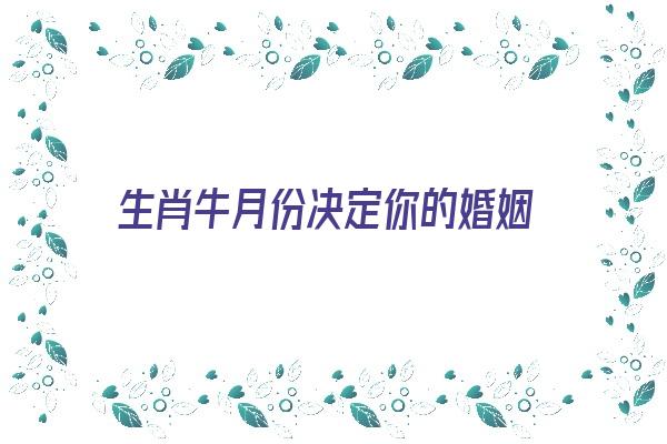 生肖牛月份决定你的婚姻《属相牛月份》