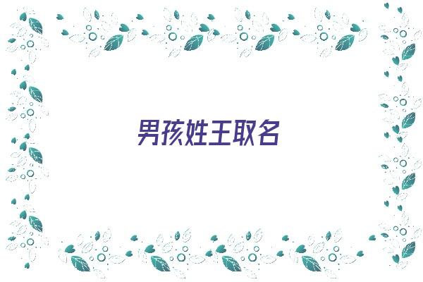  男孩姓王取名《男孩姓王取名兔年》 姓名配对